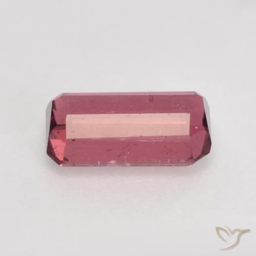 Tormalina Rosa viola naturale da 0.88 ct, Ottagonale / Taglio smeraldo, SI