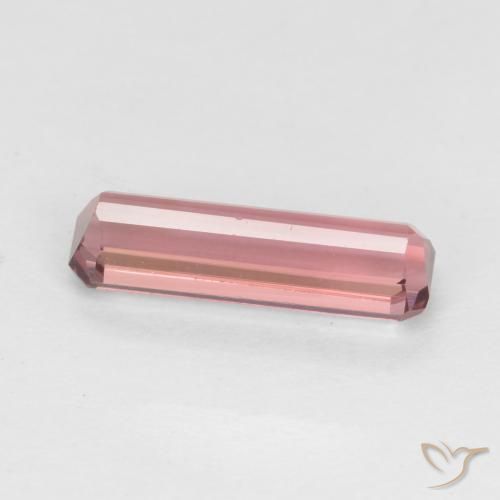 Tormalina Rosa arancio naturale da 1.24 ct, Ottagonale / Taglio smeraldo, VS