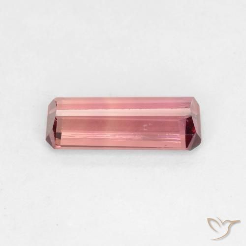 Tormalina Rosa arancio naturale da 1.14 ct, Ottagonale / Taglio smeraldo, VS-SI