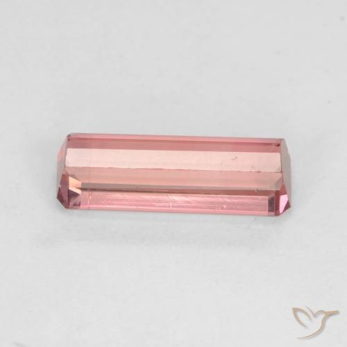 Tormalina Rosa intenso naturale da 1.64 ct, Ottagonale / Taglio smeraldo, VS-SI