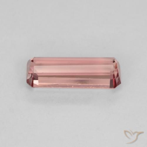 Tormalina Rosa arancio naturale da 1.02 ct, Ottagonale / Taglio smeraldo, VS-SI