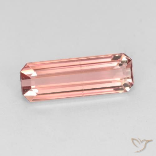 Tormalina Rosa terroso naturale da 1.47 ct, Ottagonale / Taglio smeraldo, VS-SI
