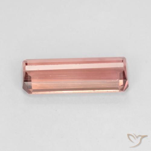 Tormalina Rosa arancio naturale da 1.54 ct, Ottagonale / Taglio smeraldo, VS