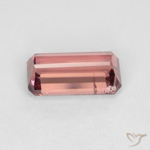 Tormalina Rosa arancio naturale da 1.42 ct, Ottagonale / Taglio smeraldo, SI