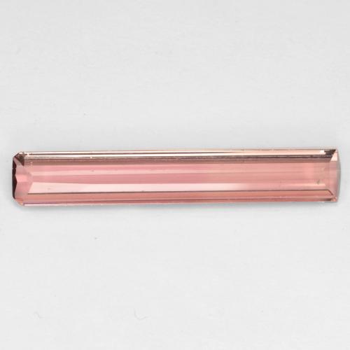 Tormalina naturale rosa da 2,18 ct, taglio smeraldo, VS