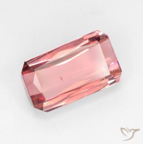 Tormalina Rosa arancio naturale da 2.81 ct, Ottagonale / Taglio smeraldo, VS-SI