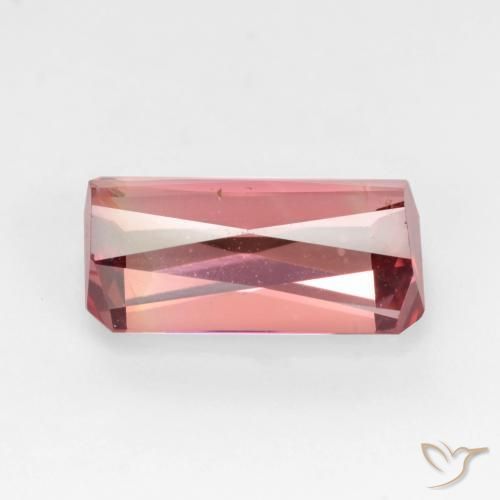 Tormalina Rosa arancio naturale da 2.81 ct, Ottagonale / Taglio smeraldo, VS-SI