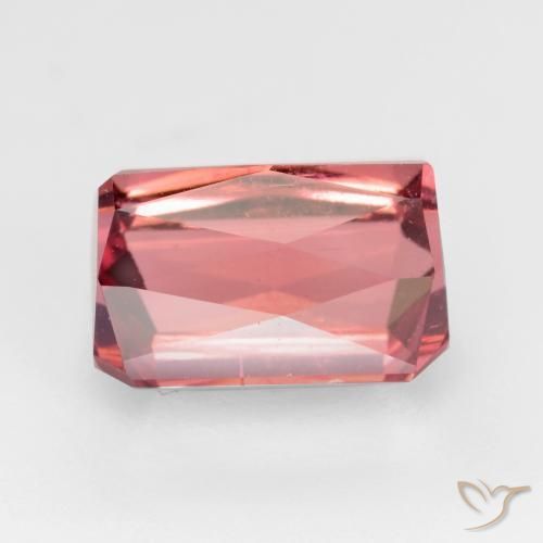Tormalina Rosa scuro naturale da 3.06 ct, Ottagonale / Taglio smeraldo, SI