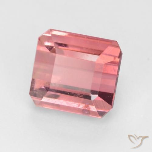 Tormalina Rosa arancio naturale da 2.98 ct, Ottagonale / Taglio smeraldo, VS-SI