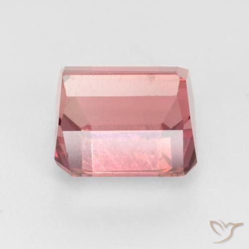 Tormalina Rosa arancio naturale da 2.98 ct, Ottagonale / Taglio smeraldo, VS-SI