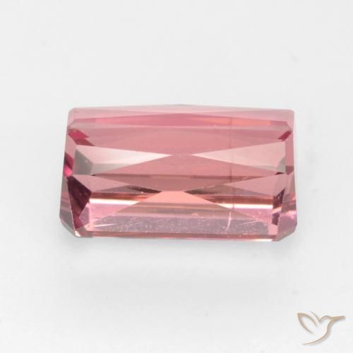 Tormalina Rosa chiaro naturale da 3.08 ct, Ottagonale / Taglio smeraldo, VS-SI
