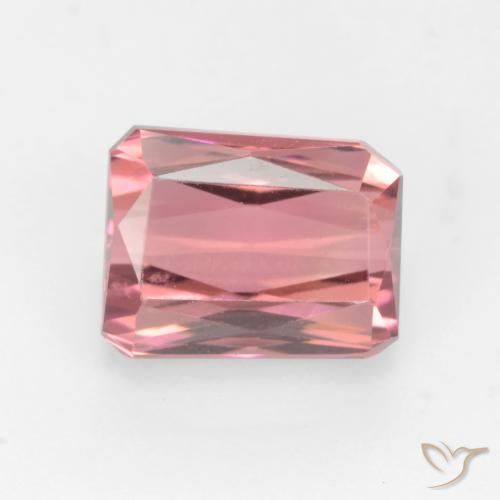 Tormalina Rosa arancio naturale da 2.70 ct, Ottagonale / Taglio smeraldo, VVS-VS