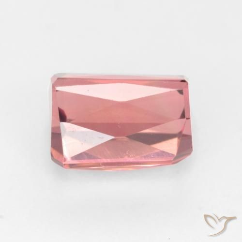 Tormalina Rosa arancio naturale da 2.70 ct, Ottagonale / Taglio smeraldo, VVS-VS