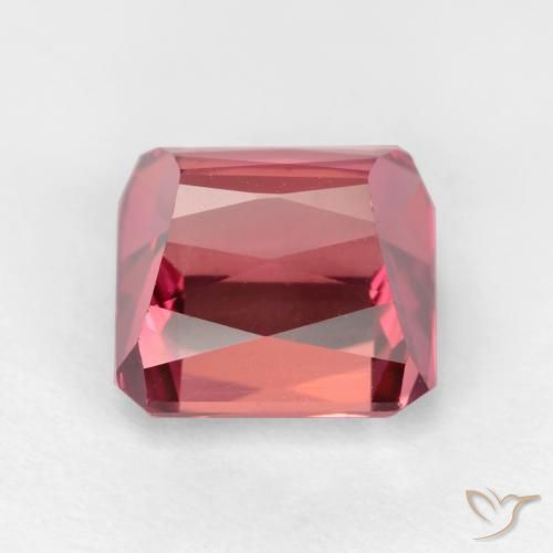 Tormalina Rosa gomma da masticare naturale da 2.53 ct, Taglio smeraldo, VS
