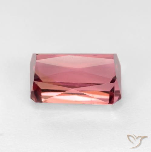 Tormalina Rosa scuro naturale da 2.57 ct, Ottagonale / Taglio smeraldo, SI