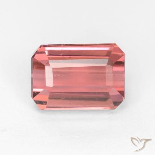 Tormalina Rosa scuro naturale da 2.83 ct, Ottagonale / Taglio smeraldo, SI