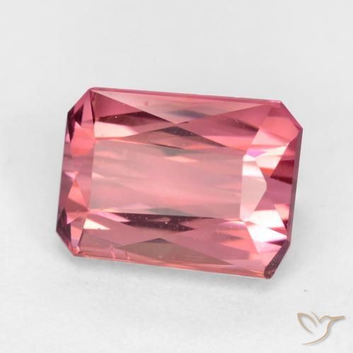 Tormalina Tono rosa caldo naturale da 2.45 ct, Ottagonale / Taglio smeraldo, VS
