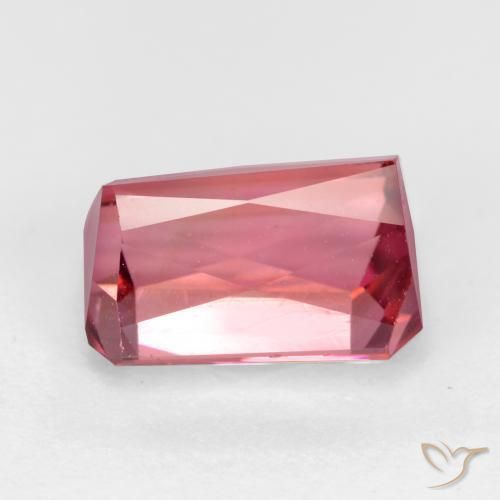 Tormalina Tono rosa caldo naturale da 2.45 ct, Ottagonale / Taglio smeraldo, VS