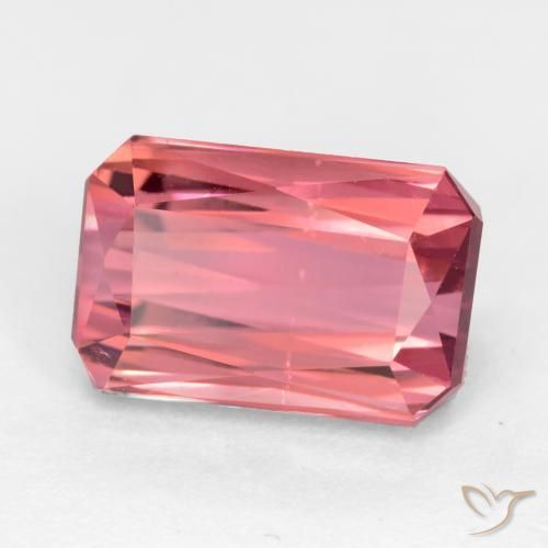 Tormalina Rosa chiaro naturale da 2.70 ct, Ottagonale / Taglio smeraldo, VS-SI