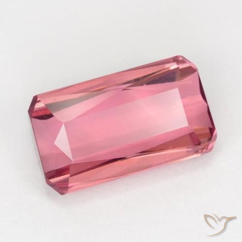 Tormalina Rosa gomma da masticare naturale da 2.59 ct, Ottagonale / Taglio smeraldo, VS