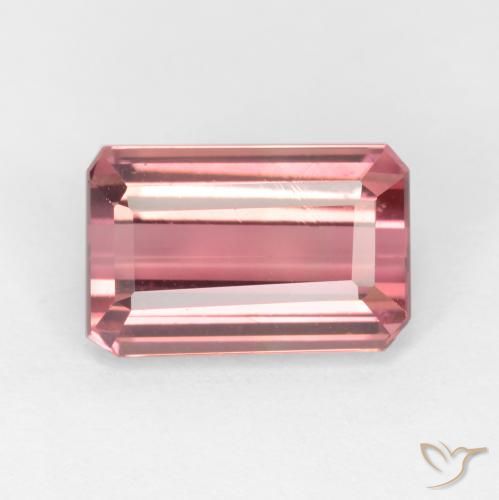 Tormalina Rosa gomma da masticare naturale da 2.66 ct, Ottagonale / Taglio smeraldo, VVS-VS