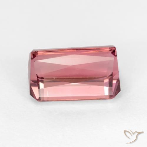 Tormalina Rosa gomma da masticare naturale da 2.53 ct, Ottagonale / Taglio smeraldo, VS
