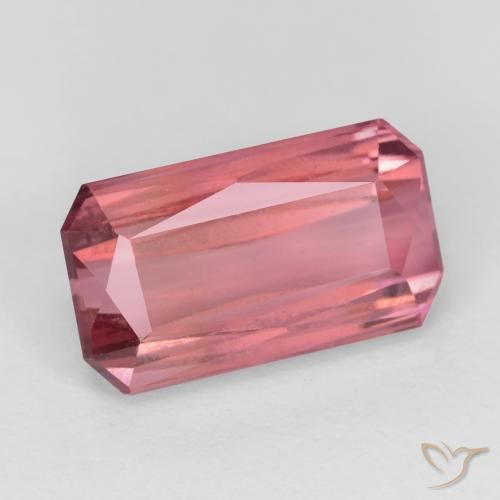 Tormalina Rosa gomma da masticare naturale da 2.45 ct, Ottagonale / Taglio smeraldo, SI