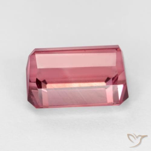 Tormalina Rosa gomma da masticare naturale da 2.47 ct, Ottagonale / Taglio smeraldo, VS