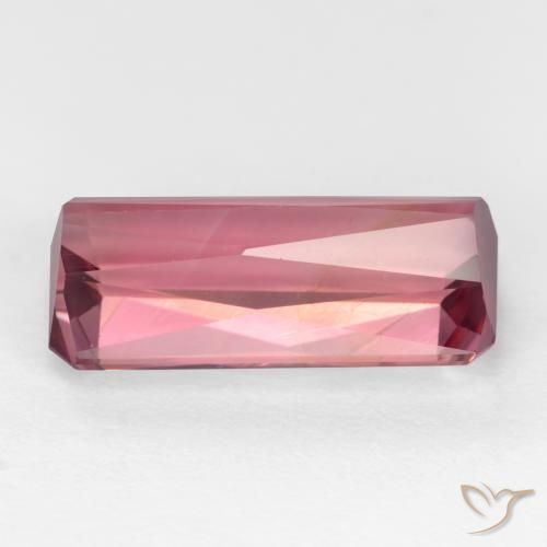 Tormalina Rosa gomma da masticare naturale da 3.20 ct, Ottagonale / Taglio smeraldo, SI