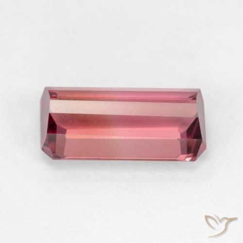 Tormalina Punch di frutta rosso naturale da 3.04 ct, Ottagonale / Taglio smeraldo, SI