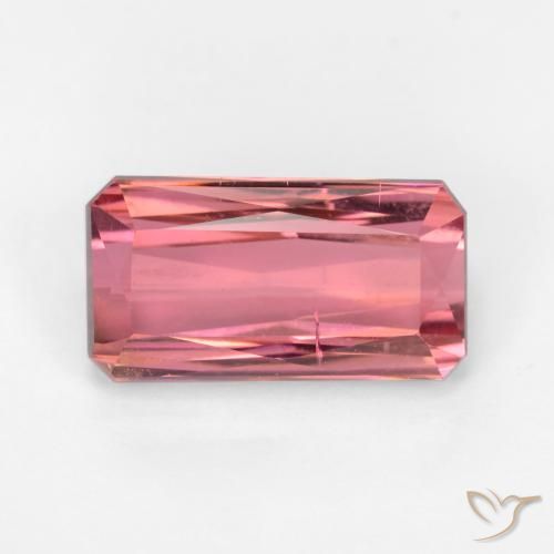 3.63ct Naturale Rosa chiaro Tormalina, Taglio smeraldo, SI