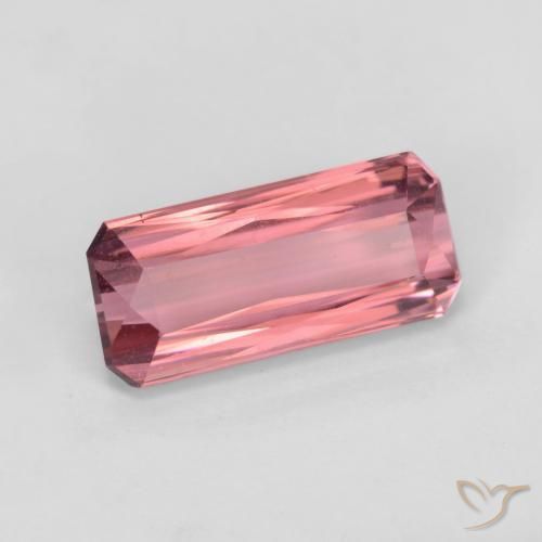 Tormalina Tono rosa caldo naturale da 3.04 ct, Ottagonale / Taglio smeraldo, VS