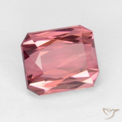 Tormalina Rosa gomma da masticare naturale da 2.17 ct, Ottagonale / Taglio smeraldo, VS