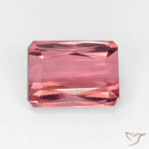 2.39ct Naturale Rosa chiaro Tormalina, Taglio smeraldo, VS