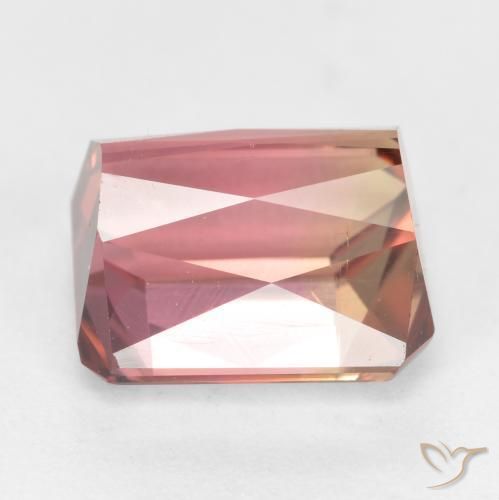 Tormalina Rosa medio naturale da 2.55 ct, Ottagonale / Taglio smeraldo, VS