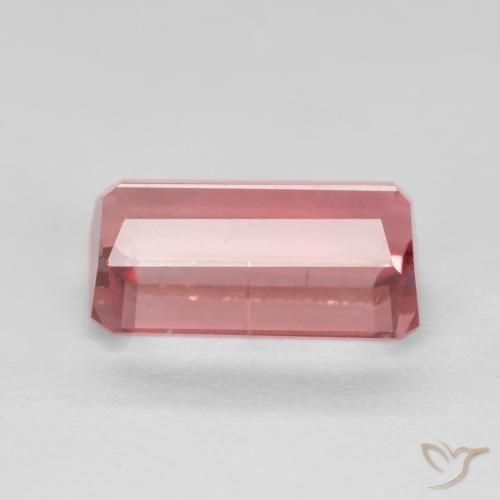 Tormalina Rosa chiaro naturale da 1.60 ct, Ottagonale / Taglio smeraldo, SI