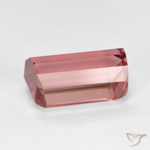 Tormalina Rosa intenso naturale da 1.67 ct, Ottagonale / Taglio smeraldo, VS