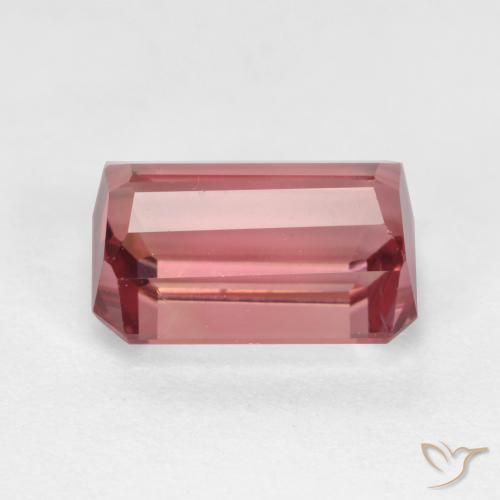 Tormalina Rosa medio naturale da 1.91 ct, Ottagonale / Taglio smeraldo, VS
