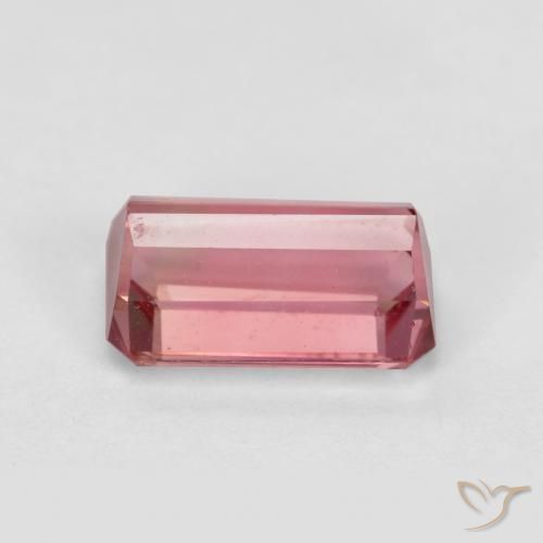 Tormalina Rosa medio naturale da 1.54 ct, Ottagonale / Taglio smeraldo, VS