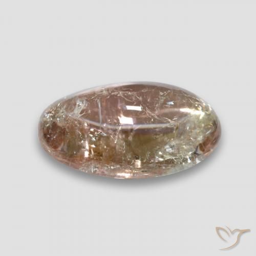 Tormalina Giallo chiaro naturale da 7.68 ct, Ovale, Trasparente