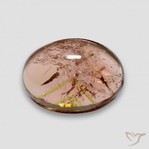 Tormalina Rosa chiaro naturale da 6.57 ct, Ovale, Trasparente