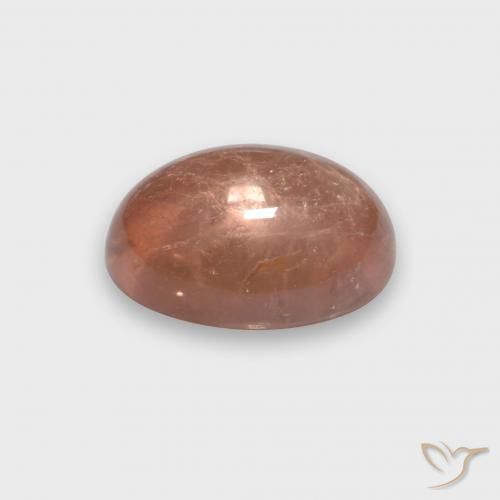 Tormalina Rosso medio naturale da 2.20 ct, Ovale, Trasparente