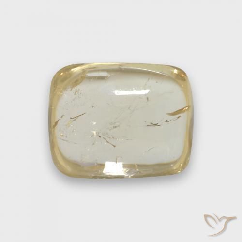 Tormalina Giallo pallido naturale da 2.52 ct, Cuscino, Trasparente