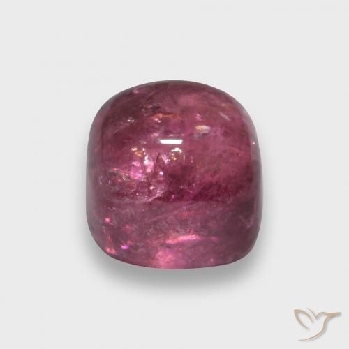 Tormalina Rosso medio naturale da 2.13 ct, Cuscino, Trasparente