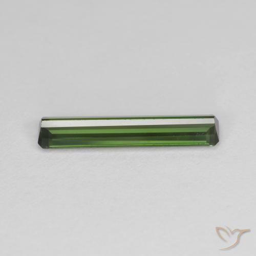 Tormalina Verde terroso naturale da 1.03 ct, Ottagonale / Taglio smeraldo, VVS-VS