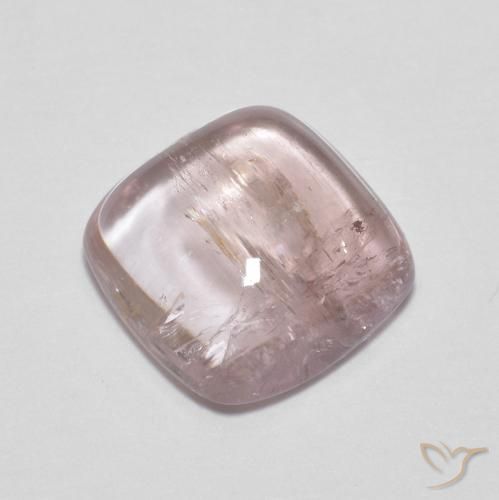 Tormalina Rosa chiaro naturale da 1.76 ct, Cuscino, Trasparente
