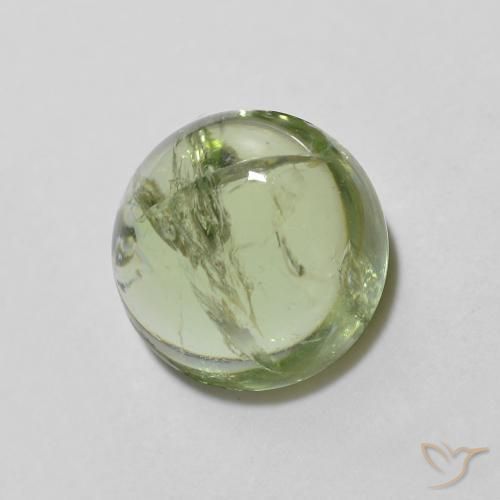 Tormalina Verde foresta naturale da 1.42 ct, Rotondo, Trasparente