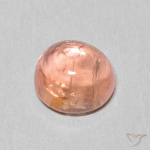 Tormalina rosso indiano naturale da 1.14 ct, Rotondo, Trasparente