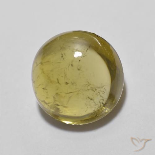 Tormalina Oro naturale da 1.83 ct, Rotondo, Trasparente