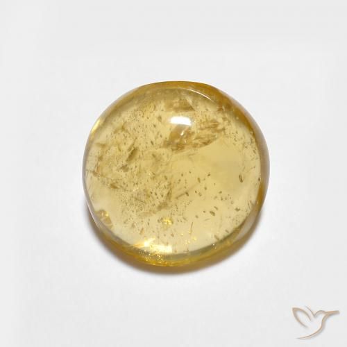 1.44ct Naturale Oro medio Tormalina, Rotondo, Trasparente